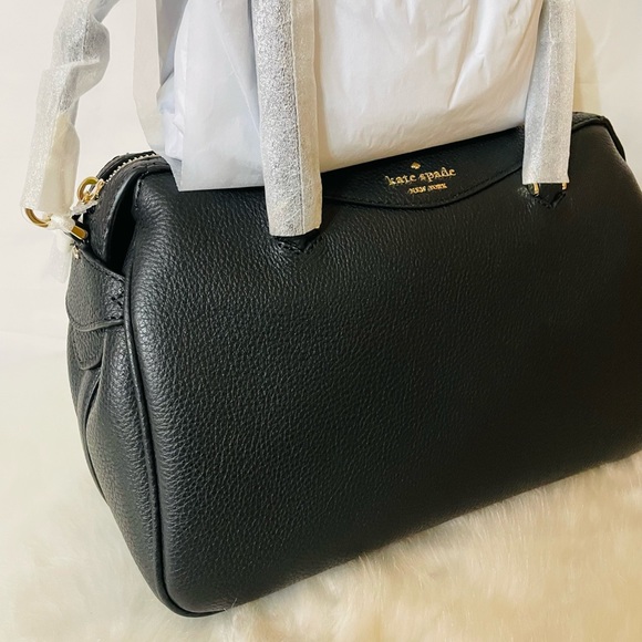 NWT Kate spade Black Mimi Satchel handbag crossbody bag - Picture 7 of 12